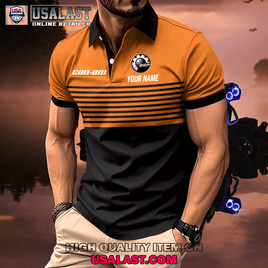 Can-Am BRP Custom Name Men Polo Shirt
