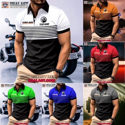 Can-Am Custom Name Men Polo Shirt