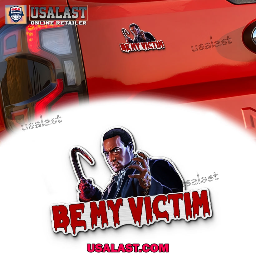 Candyman Be My Victim 3D Car Emblem Sticker