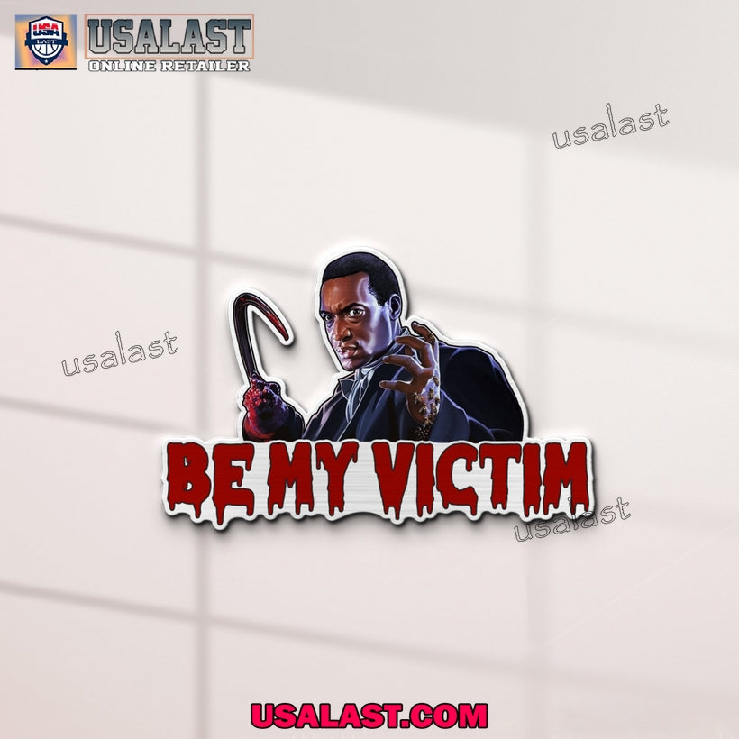 Candyman Be My Victim 3D Car Emblem Sticker