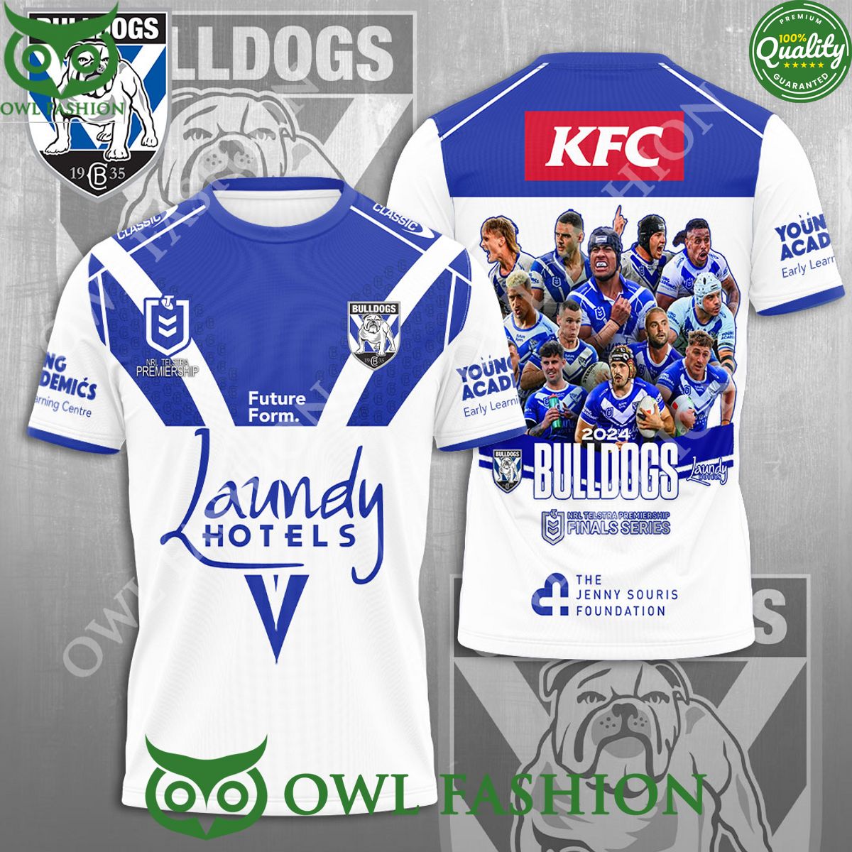 Canterbury-Bankstown Bulldogs Future Form Laundry Hotels 3D t Shirt