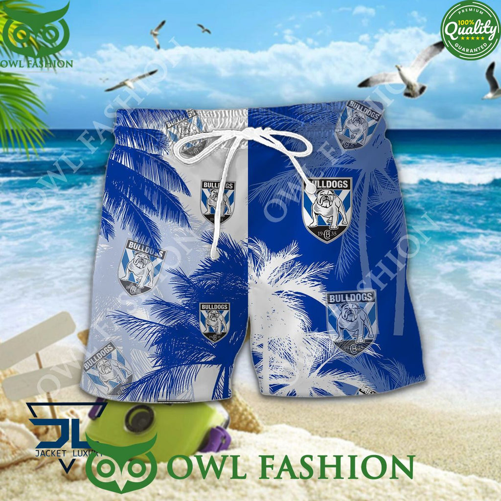 Canterbury Bankstown Bulldogs NRL Australasia Football Rugby Hawaiian shirt and short