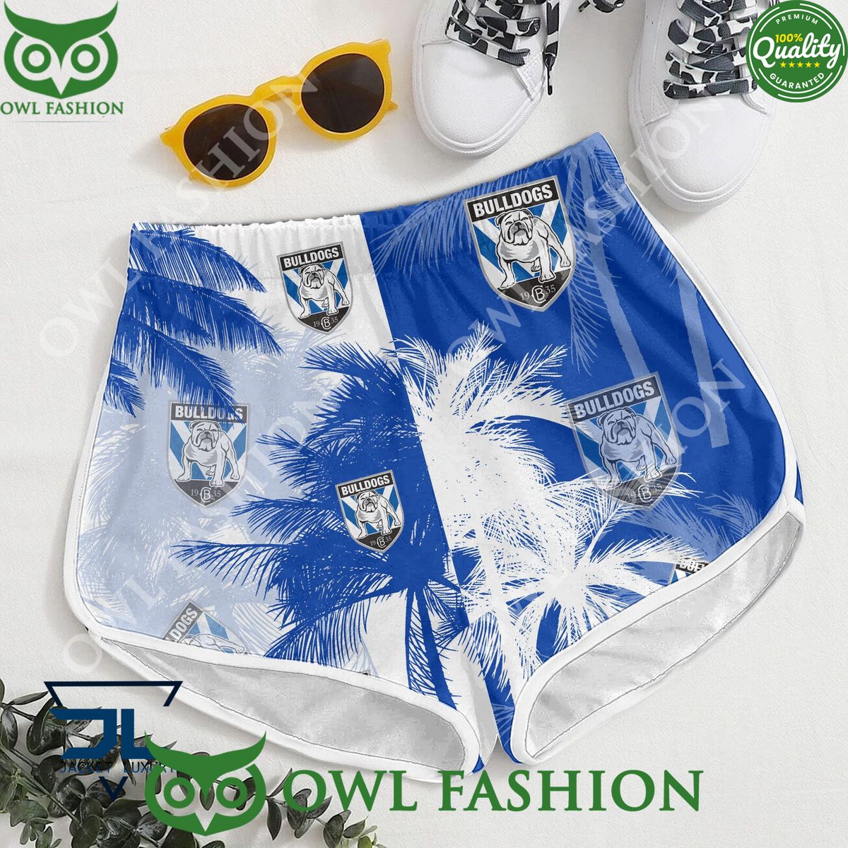 Canterbury Bankstown Bulldogs NRL Australasia Football Rugby Hawaiian shirt and short