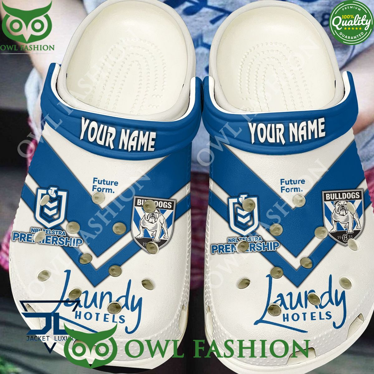 Canterbury Bankstown Bulldogs Sydney Personalized NRL Croc