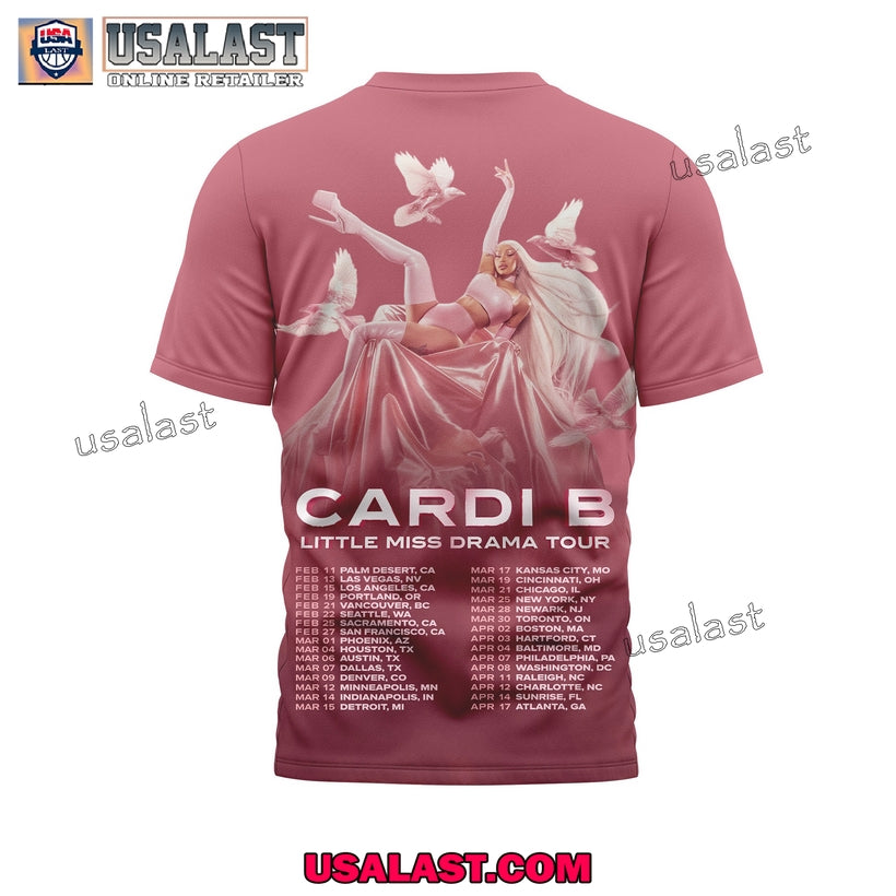 Cardi B Litte Miss Drama Tour 3D T-Shirt