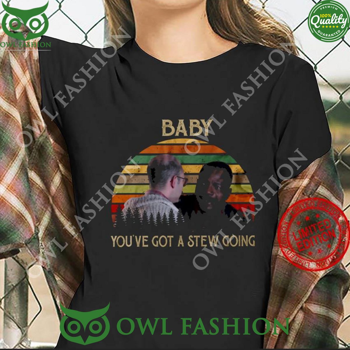 Carl Weathers baby you have got a stew going movies vintage t shirt