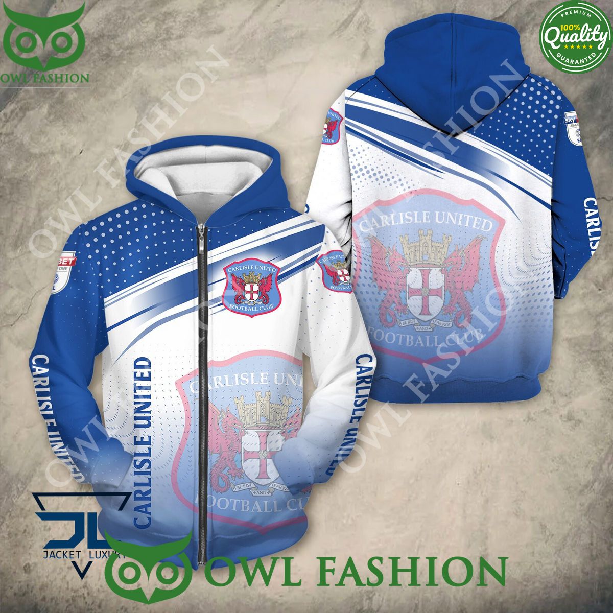 Carlisle United EFL Champion 2024 3D Hoodie Shirt
