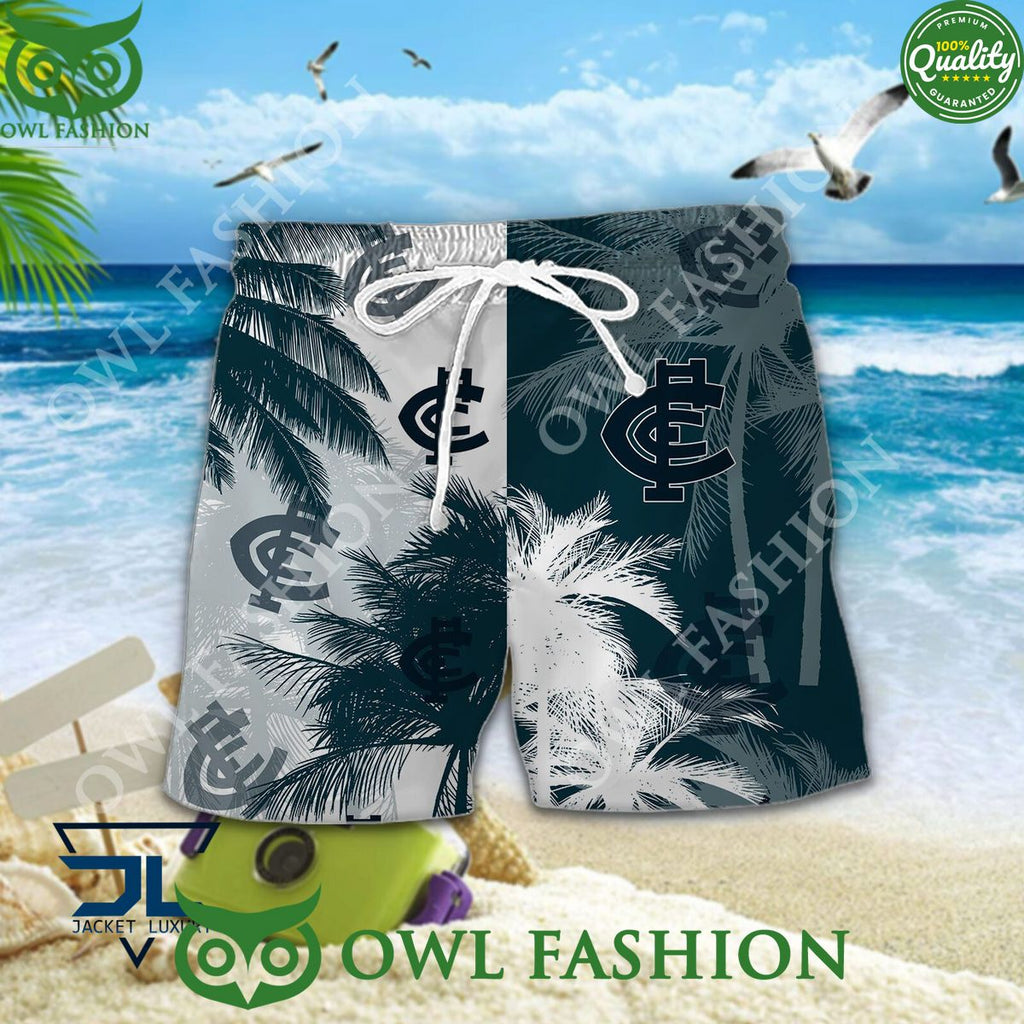 Carlton Football Club AFL Australian Hawaiian shirt and short