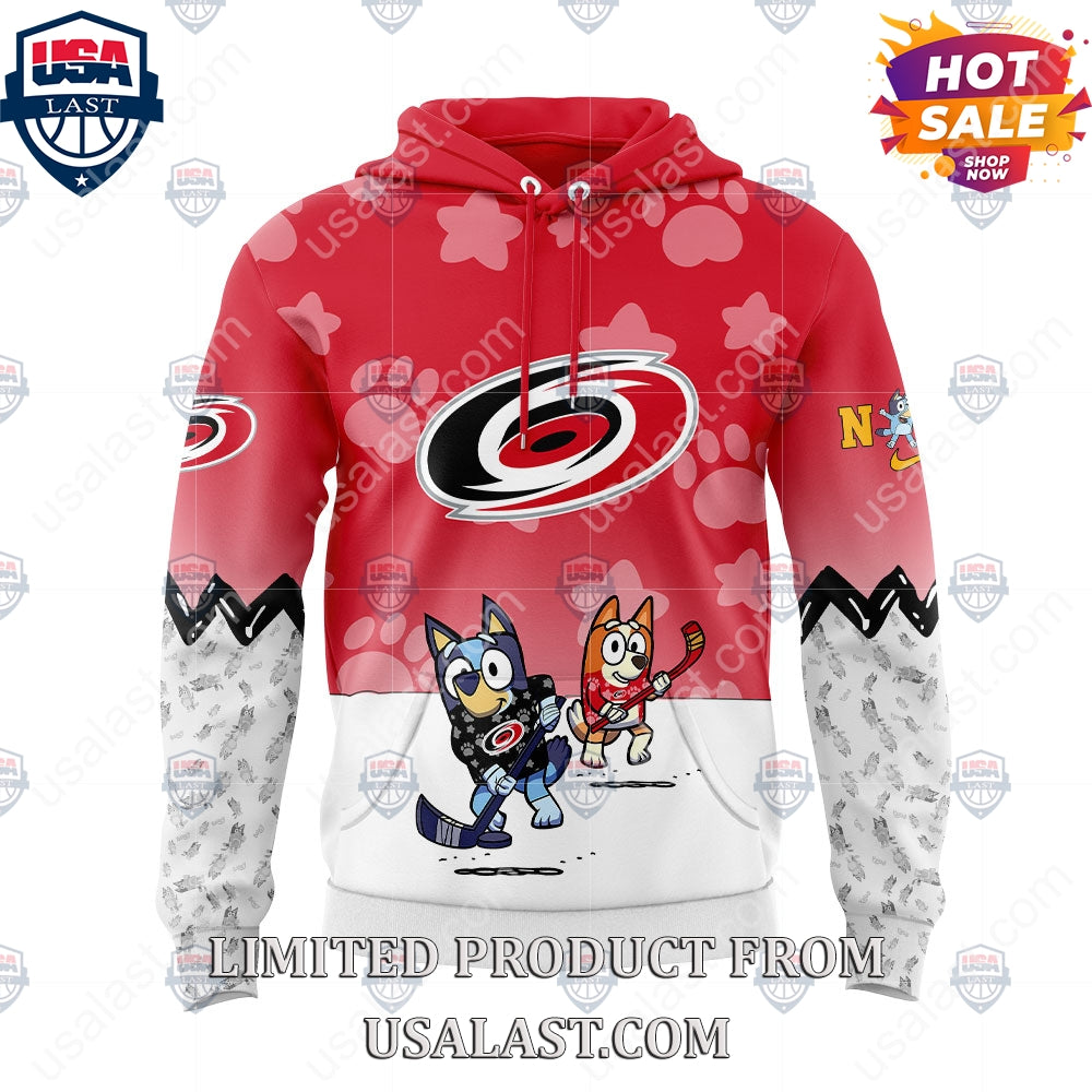 Carolina Hurricanes NHL Bluey and Bingo Hoodie