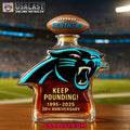Carolina Panthers 30th Anniversary Wine Decanter