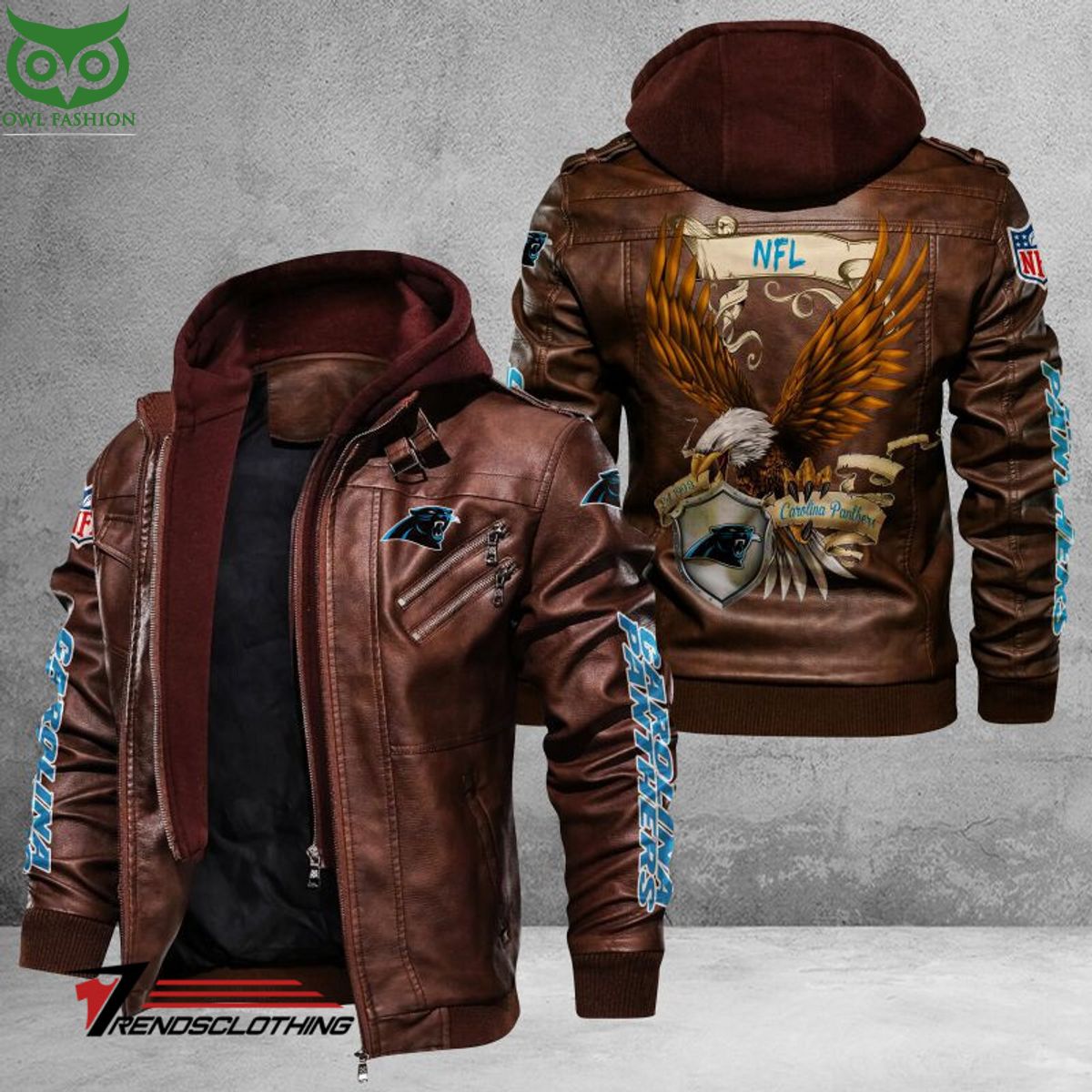 Carolina Panthers Trending 2D Leather Jacket
