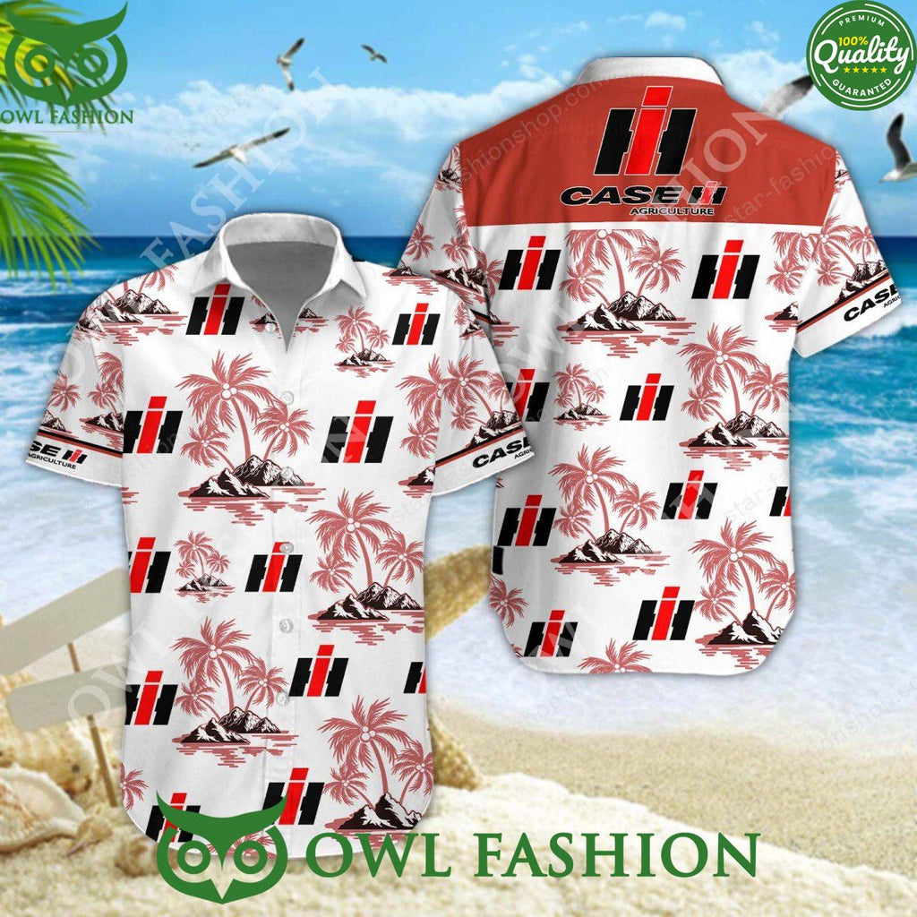Case IH American agricultural machinery manufacturer hawaiian shirt and short