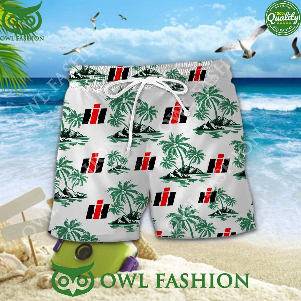 Case IH American agricultural machinery manufacturer hawaiian shirt and short