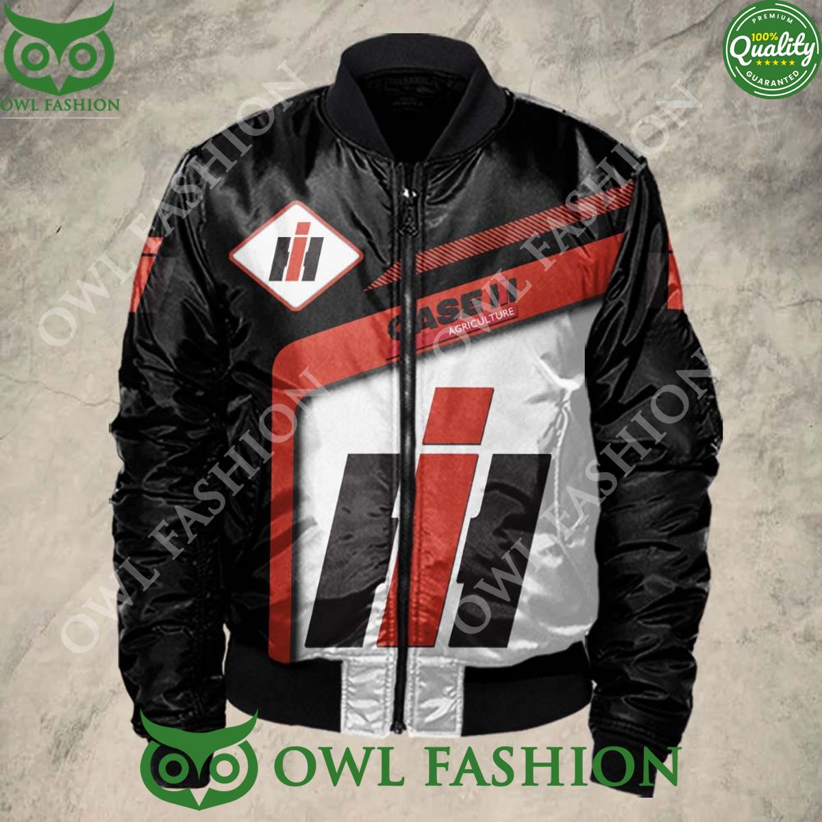 Case IH Car Bomber Jacket Printed