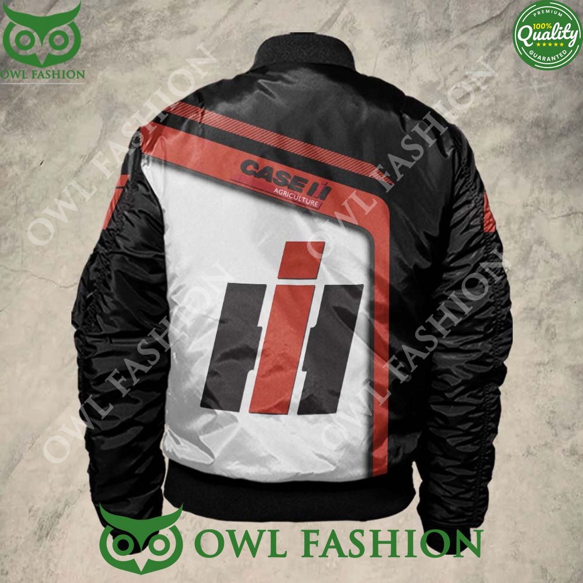 Case IH Car Bomber Jacket Printed