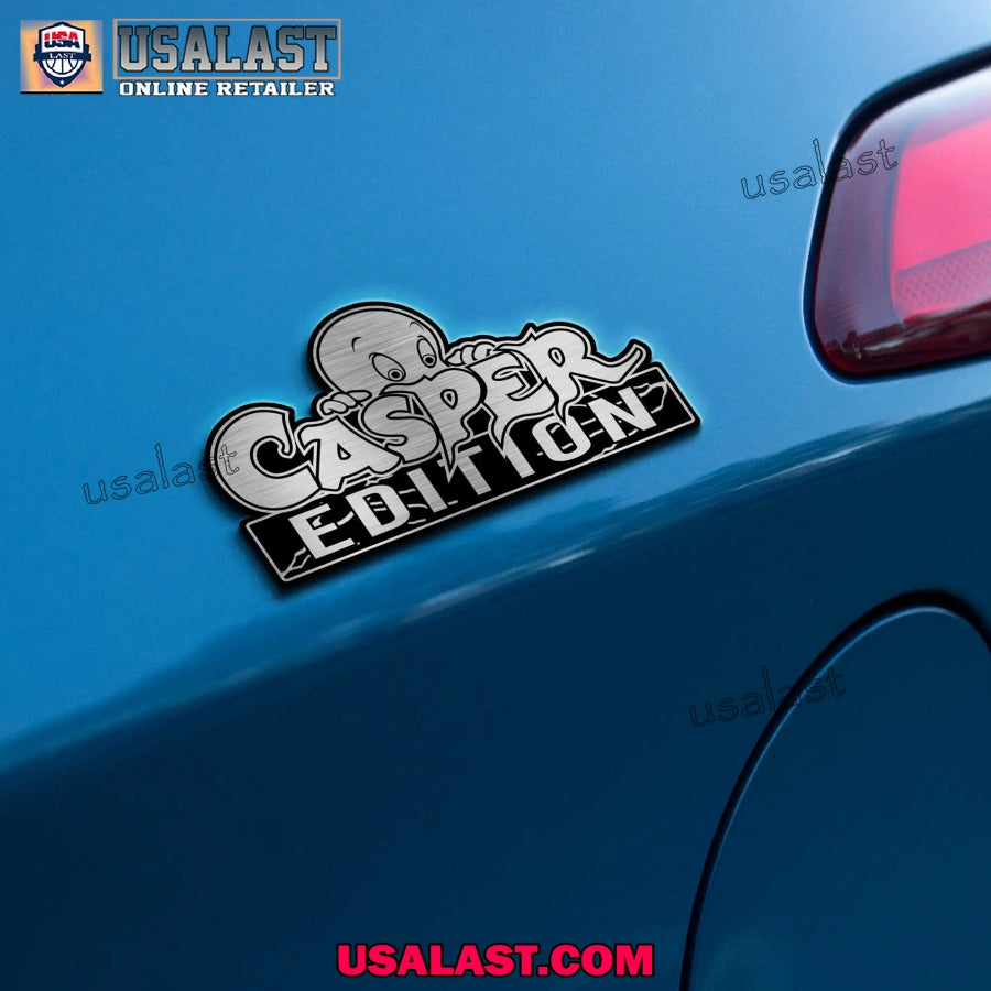 Casper Edition Custom 3D Car Badge Sticker