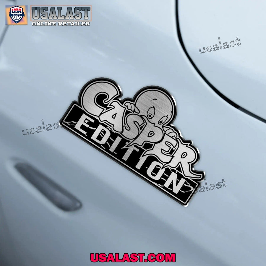 Casper Edition Custom 3D Car Badge Sticker