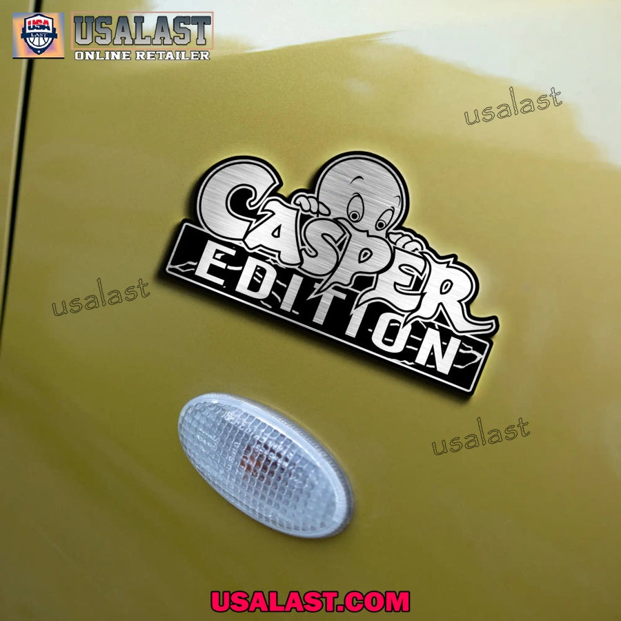 Casper Edition Custom 3D Car Badge Sticker