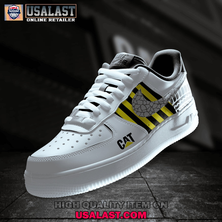 Caterpillar Black And White Air Force 1 Sneaker