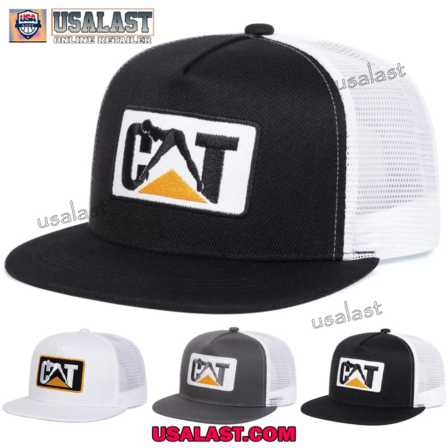 Caterpillar Sexy Logo Embroidery Trucker Cap Hat