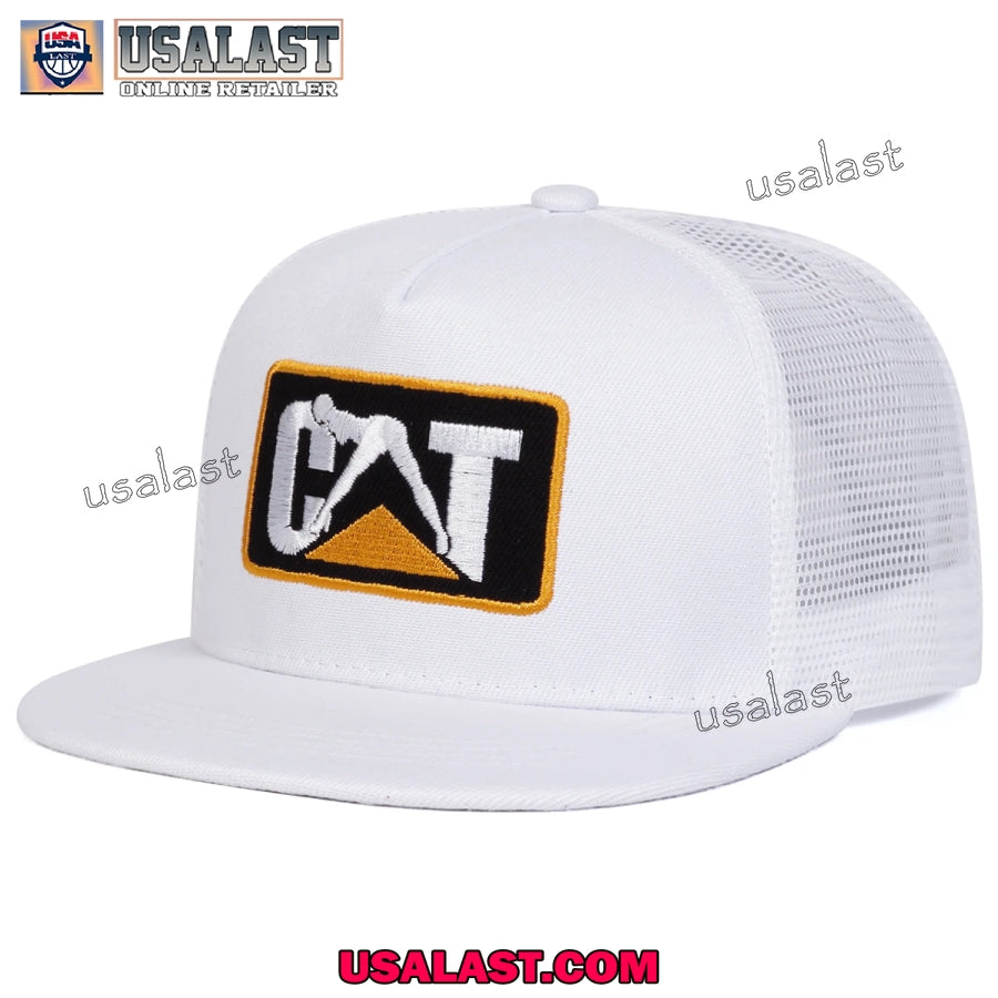 Caterpillar Sexy Logo Embroidery Trucker Cap Hat