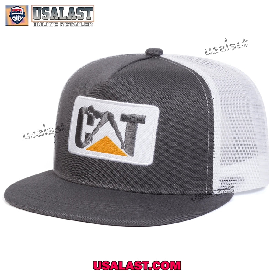 Caterpillar Sexy Logo Embroidery Trucker Cap Hat