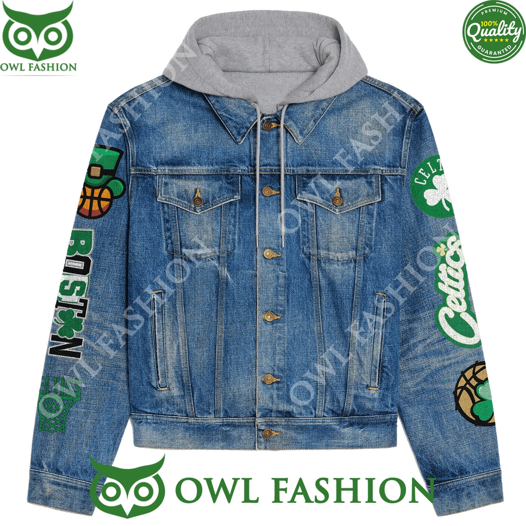 Celtic Nation 2024 NBA Playoffs Different Here Denim Jacket