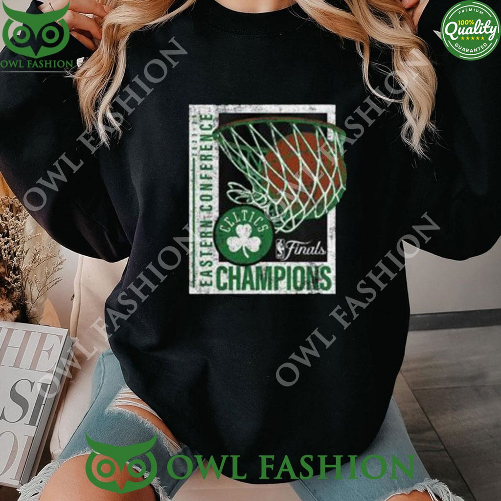 Celtics 2024 Eastern Conference Champions Full Court Tshirt