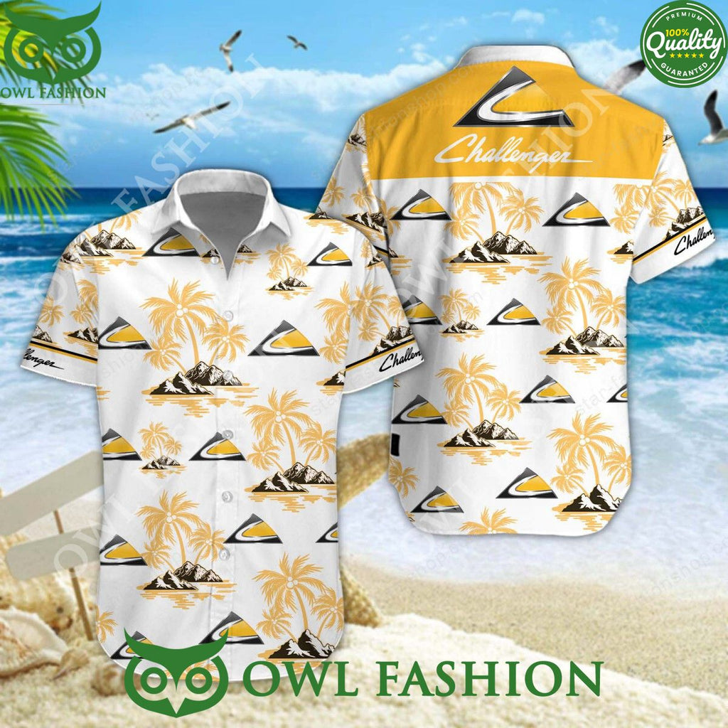 Challenger American brand of agricultural tractors hawaiian shirt and short