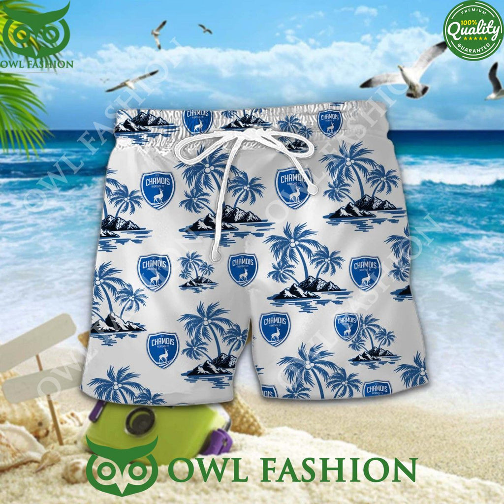Chamois Niortais FC Ligue 1 National Team Hawaiian Shirt Shorts