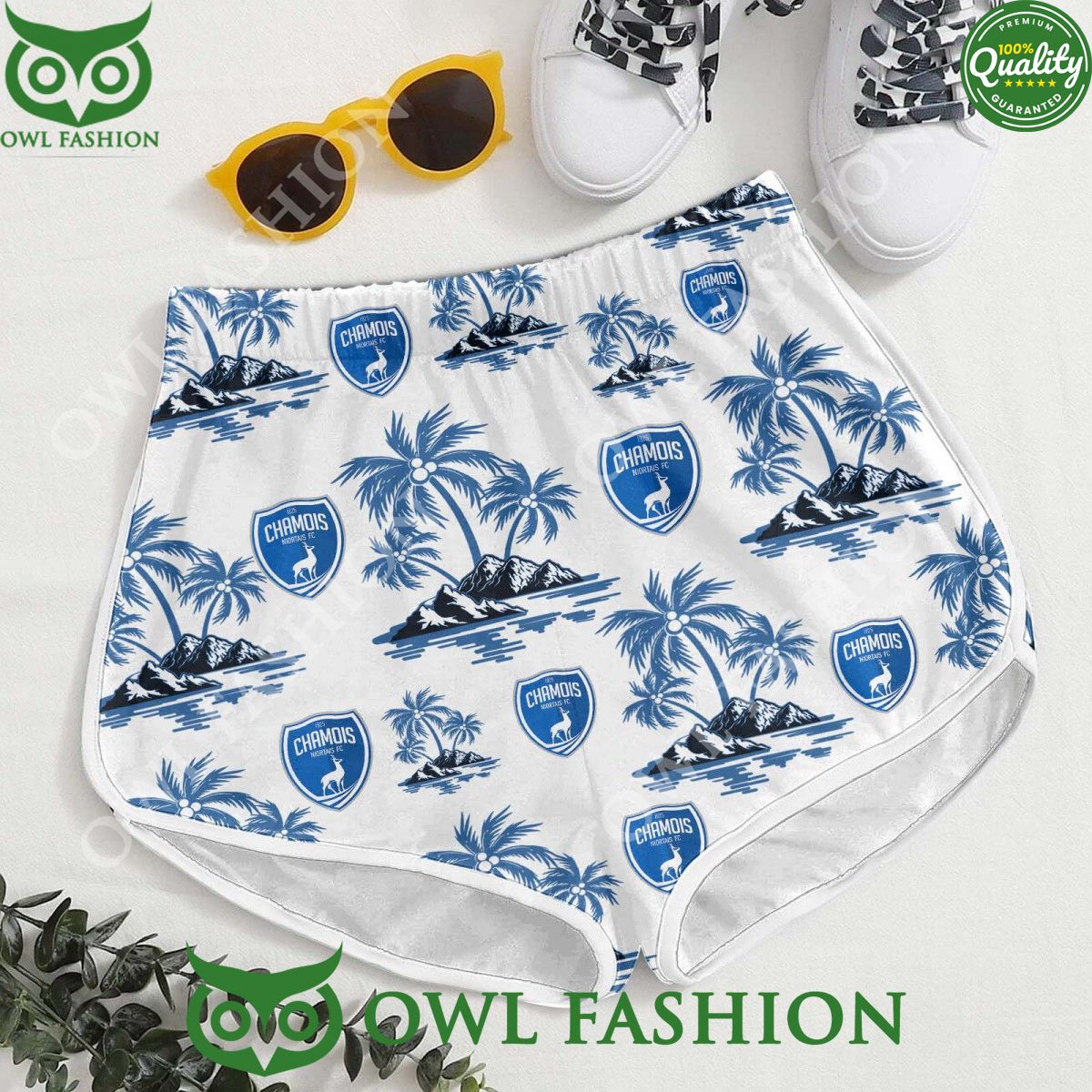 Chamois Niortais FC Ligue 1 National Team Hawaiian Shirt Shorts