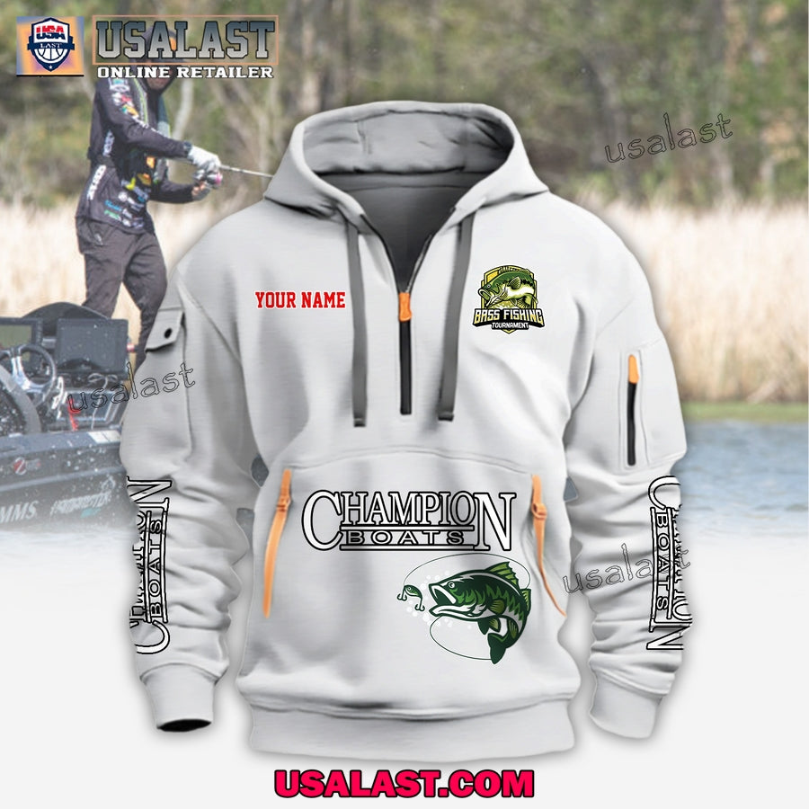 Champion Boats Fishing Custom Name Heavy Hoodie
