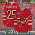 Champions Charlie McAvoy Canada 2025 4 Nations Face Off Hockey Jersey shirt