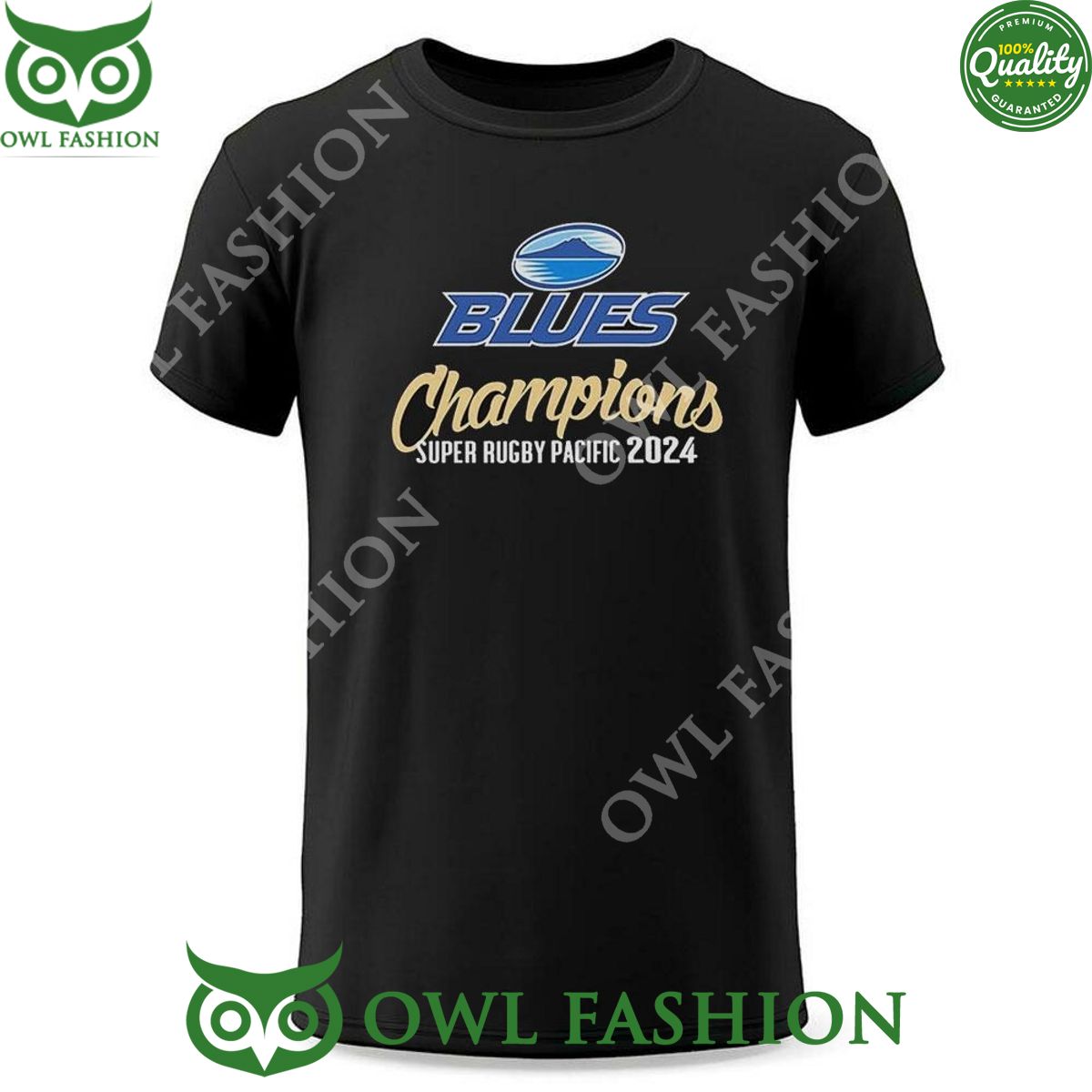 Champions Super Rugby Pacific 2024 Blues Rugby Union Team t shirt
