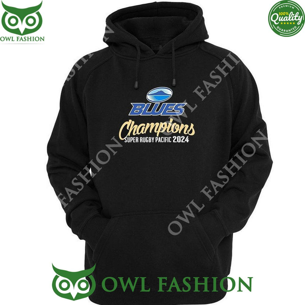 Champions Super Rugby Pacific 2024 Blues Rugby Union Team t shirt