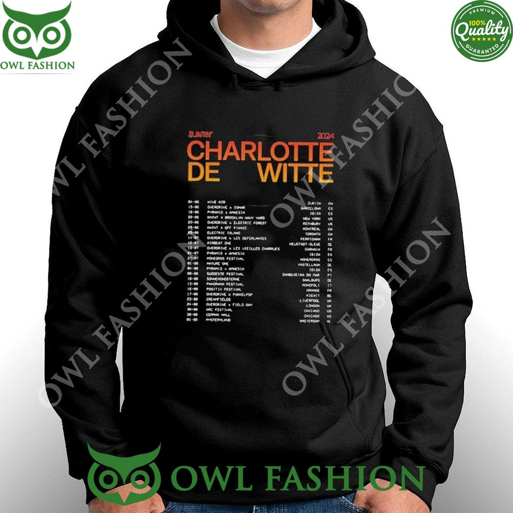 Charlotte De Witte Summer Tour 2024 Tshirt Hoodie