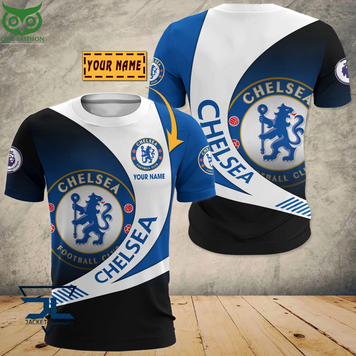Chelsea F.C. Premier League 2023 Customized 3D Polo Tshirt