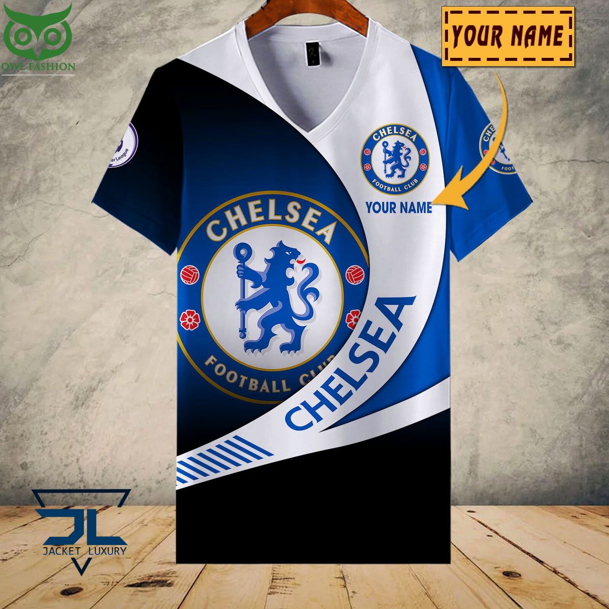 Chelsea F.C. Premier League 2023 Customized 3D Polo Tshirt
