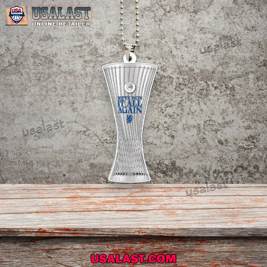 Chelsea’s We’ve Won It All Again Car Hanging Ornament, Keychain