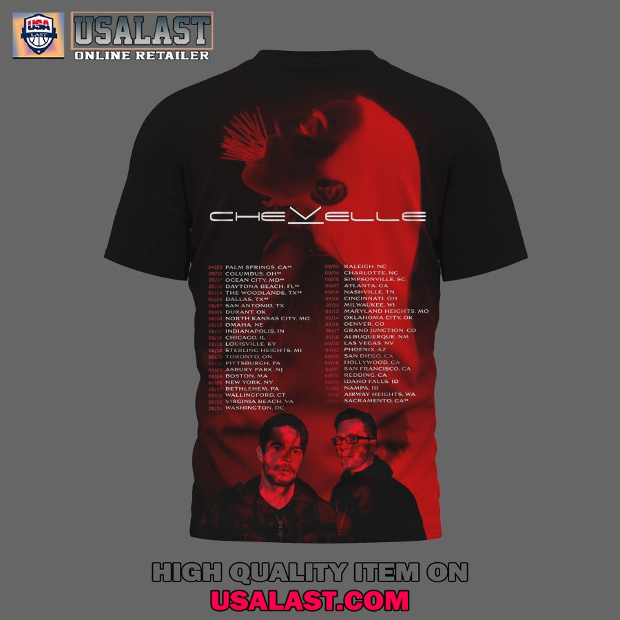 Chevelle 2025 World Tour 3D Shirt