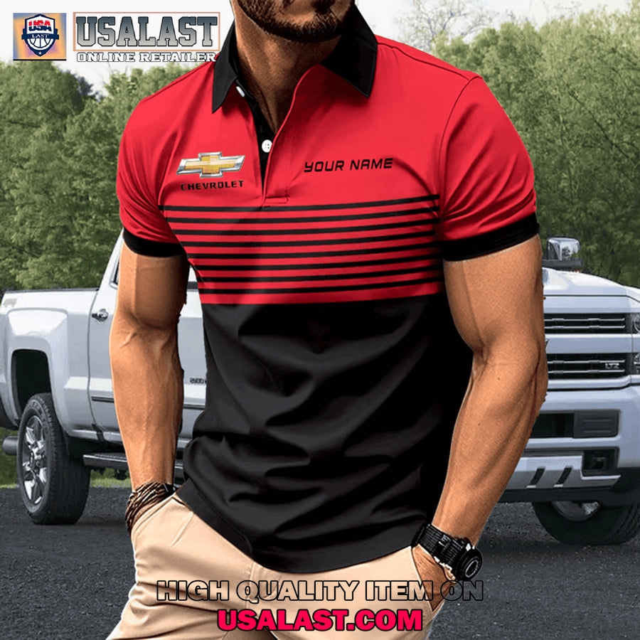 Chevrolet Custom Name Men Polo Shirt