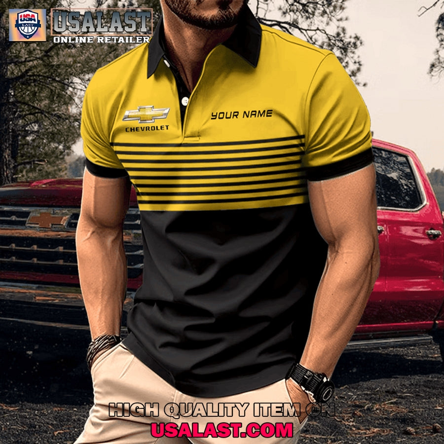 Chevrolet Custom Name Men Polo Shirt