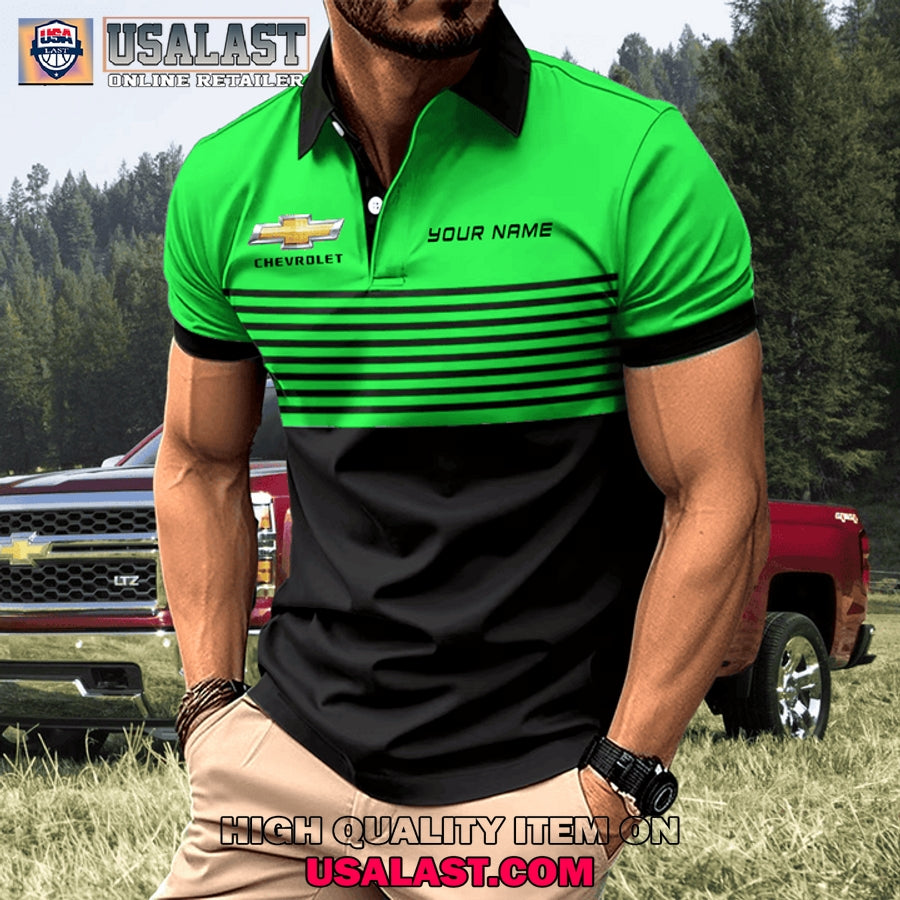 Chevrolet Custom Name Men Polo Shirt