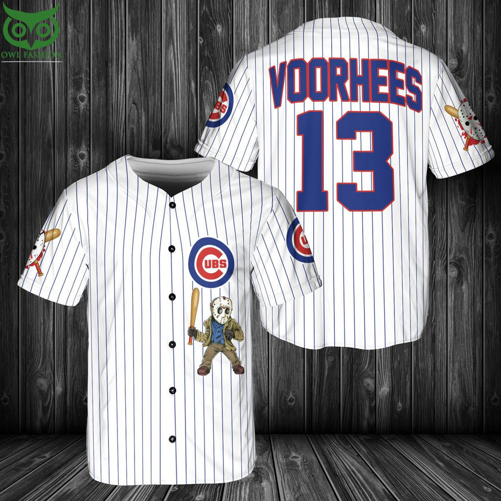 Chicago Cubs Jason Voorhees Baseball Jersey