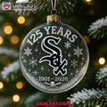 Chicago White Sox 125th Anniversary Plastic and Aluminium Ornament
