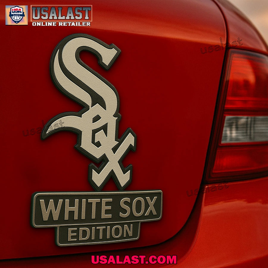 Chicago White Sox Car Emblem Custom 3D Badge