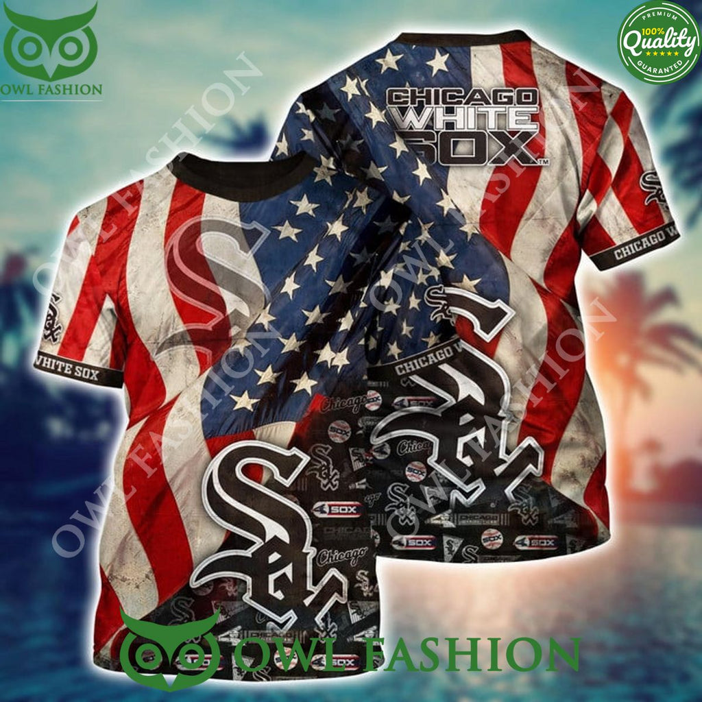 Chicago White Sox Independence Day USA Premium MLB Hawaiian Shirt