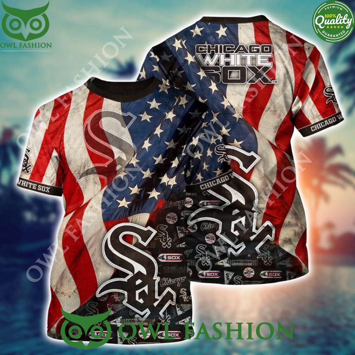 Chicago White Sox Independence Day USA Premium MLB Hawaiian Shirt