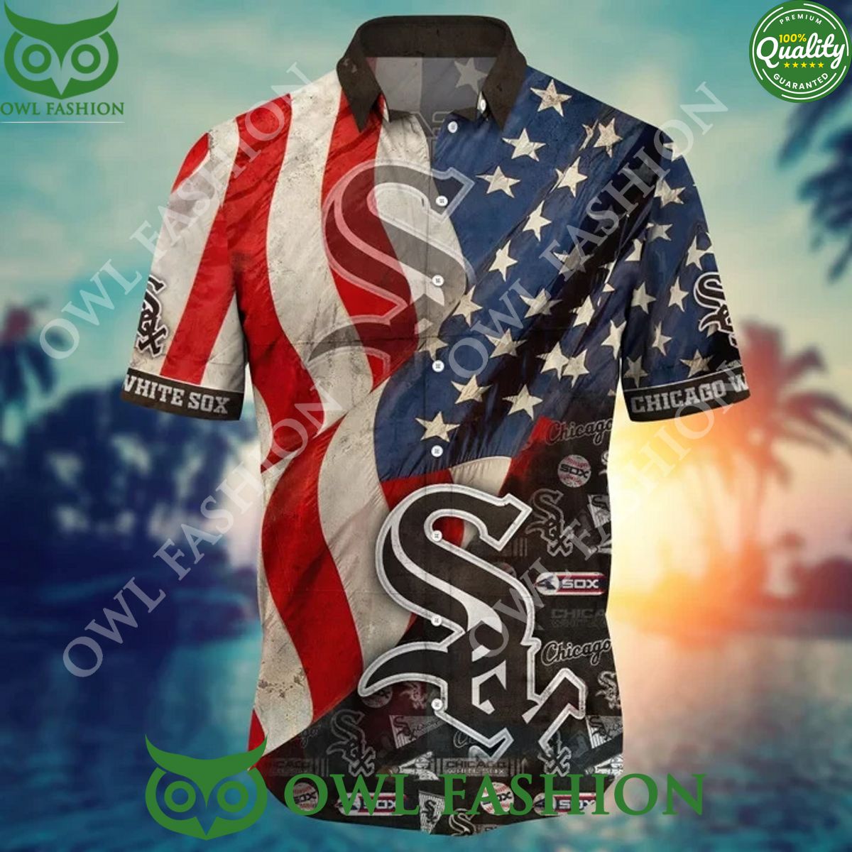 Chicago White Sox Independence Day USA Premium MLB Hawaiian Shirt