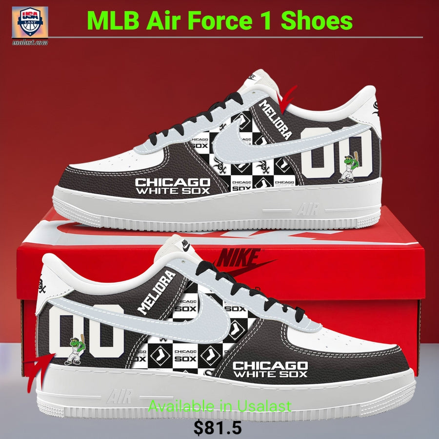 Chicago White Sox Personalized Air Force 1 Shoes